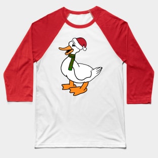 Christmas Duck Baseball T-Shirt